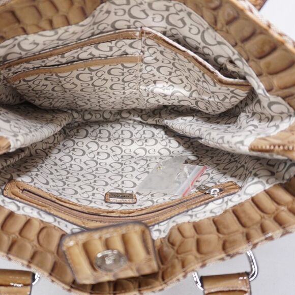 Guess Monogram Logo Print Shoulder Bag - Picture 8 of 8